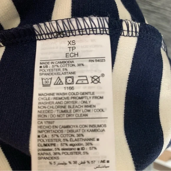 Old Navy Ponte Sheath Dress - Striped - Picture 6 of 6